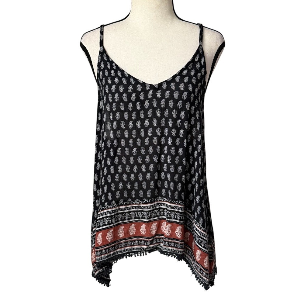 Live‎ 4 Truth Paisley Sleeveless Halter Top Relaxed Flowy Boho Festival Beach S